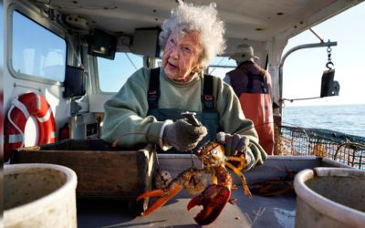 At 101, she’s still hauling lobsters off coast of Maine with no plans to stop