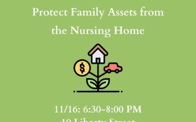 On 11/16, Nurse-Attorney Ron Kearns is headed to Danvers as a guest speaker at the “Protect Family Assets from the Nursing Home” seminar. Ron is a seasoned expert in elder law and Medicaid planning. He will cover gifting, trusts and other tools to protect the home and other assets from nursing home expenses. ⠀ ⠀ Registration is required – space is limited. Register here: https://buff.ly/3CF7FuX or by calling 978-777-5000. ⠀ ⠀